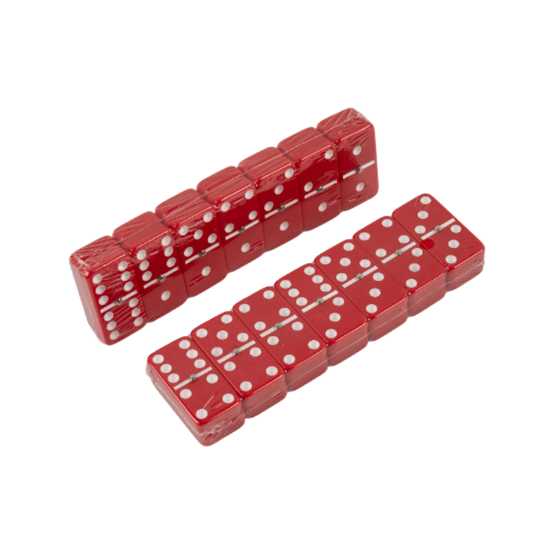 卓上パズルレッドドミノセット
